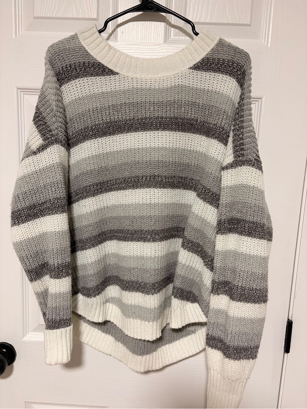 SO Striped Crewneck Sweater